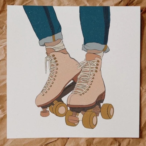 Boho Art “Let The Good Times Roll” 12”x12” Print - Picture 2 of 2